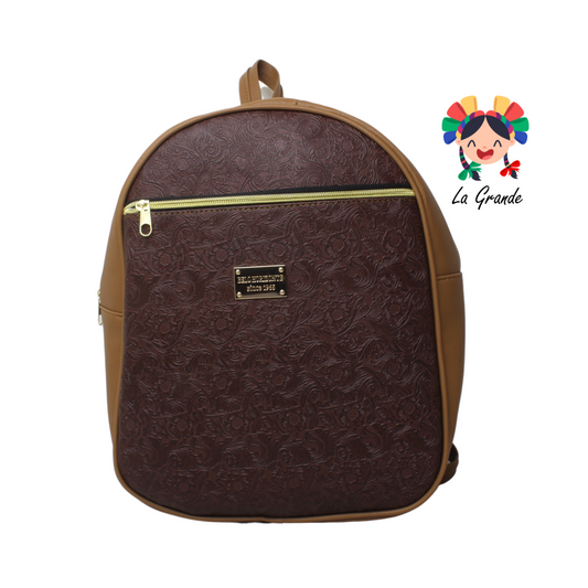 09 Mochila Camel Cafe casual para jovencita