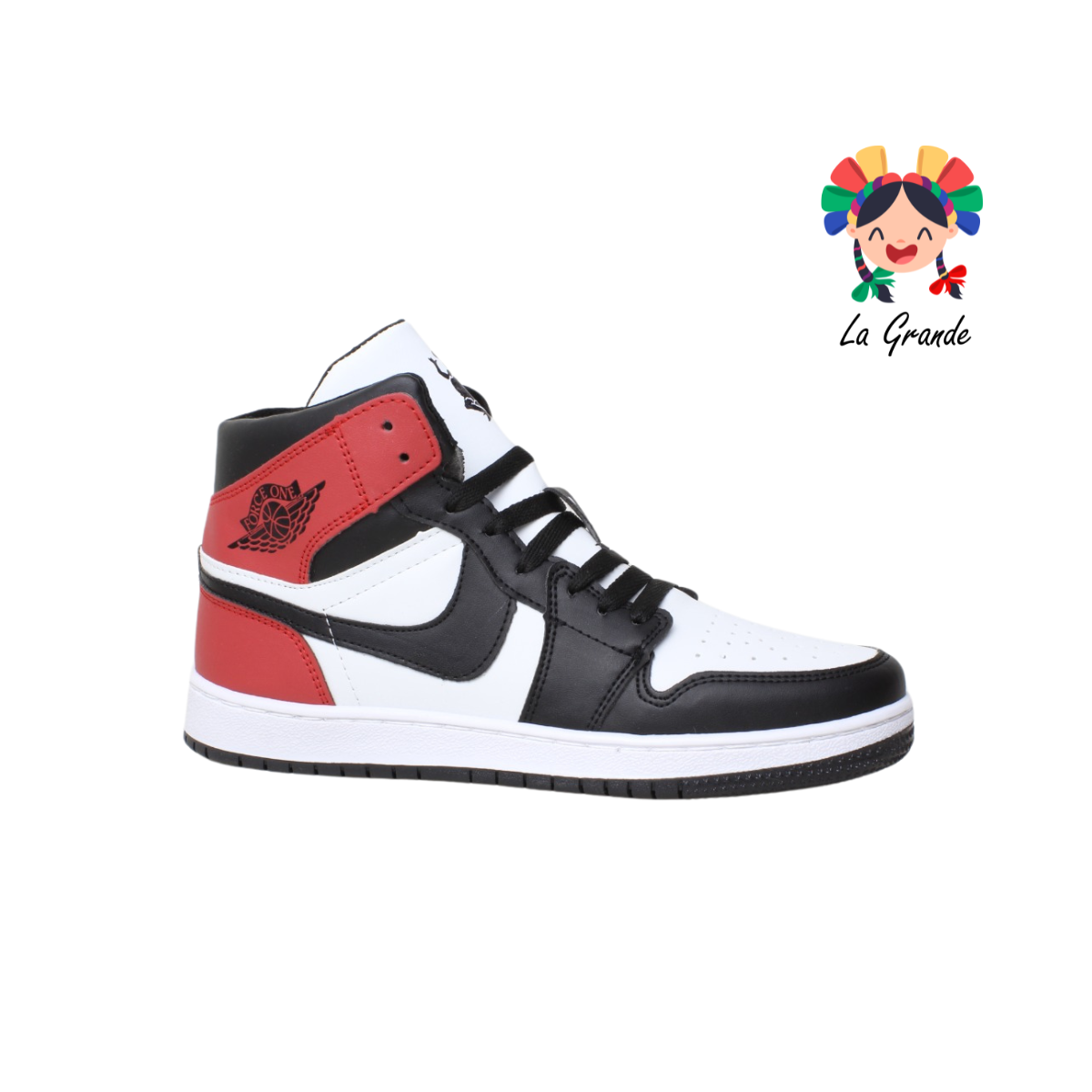 FORCE X-PLOD Ngo Bco Rojo Sintético Tenis Tipo Bota Urban para Joven y Caballero