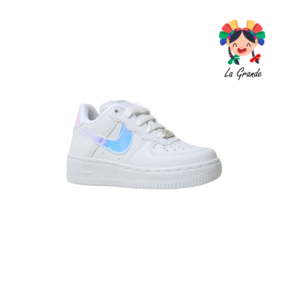 FX X-PLOD Blanco Paraíso Sintético Tenis Casual Choclo para Niña