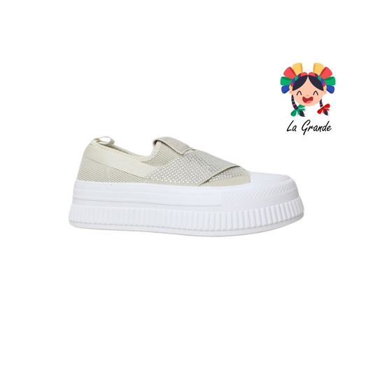 G01-5B FOSUM Amarillo Tenis Choclo Estilo Urban para Dama