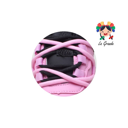 G03-3B FOSUM Negro/Rosa Tenis Sint  Choclo Estilo Urban para Dama