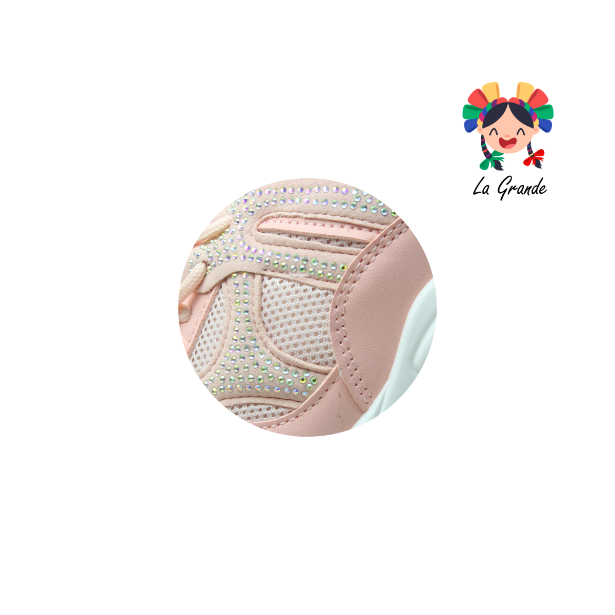 G04-1C FOSUM Rosa Tenis Sint Choclo Estilo Urban para Dama