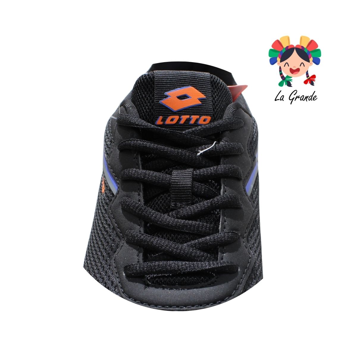 4013 LOTTO Negro Black Tenis Importado Originales para Caballero