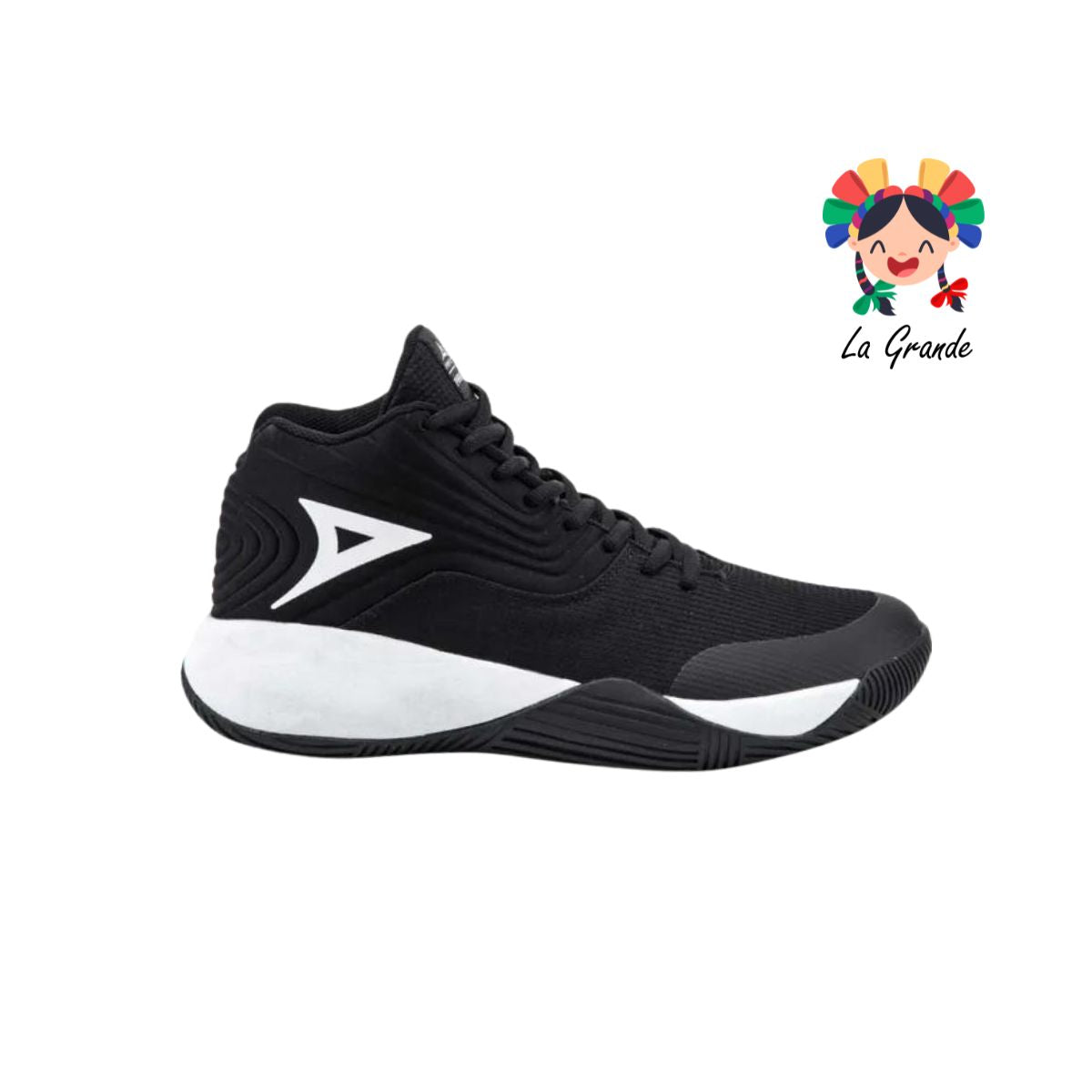 2005 PIRMA Negro blanco tenis basketball deportivo original importado para caballero