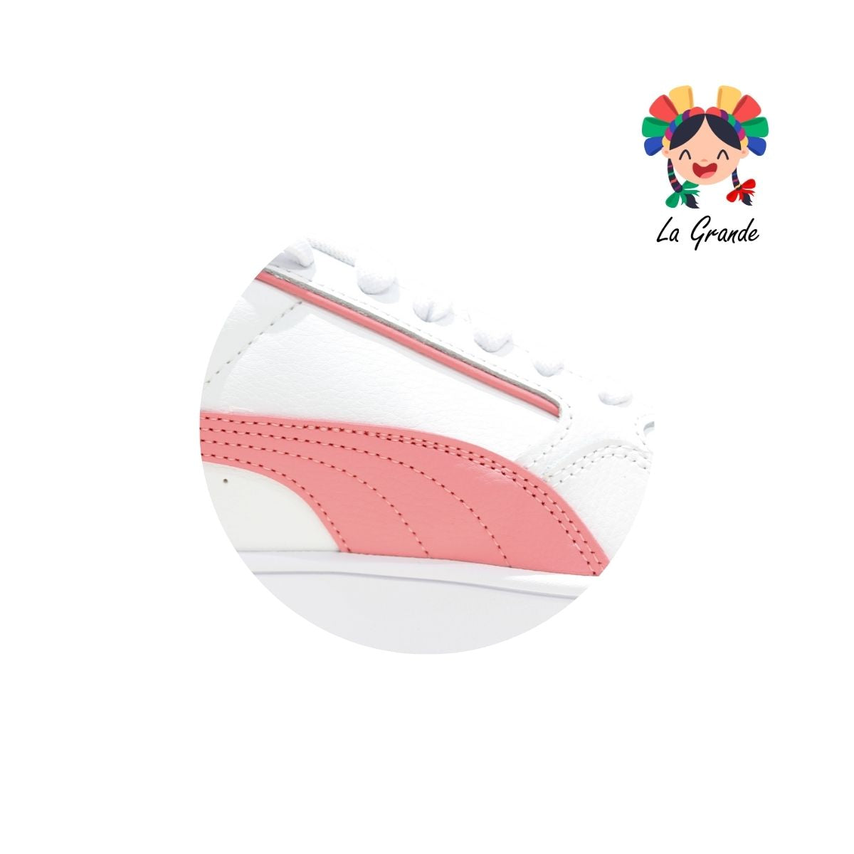 PUMA-KARMEN REBELLE Blanco rosa tenis tipo choclo de plataforma para joven y dama importado Original