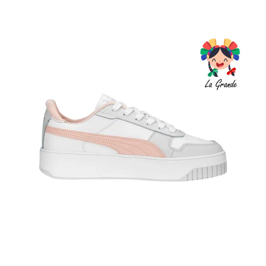 PUMA-CARINA STREET Blanco, gris y rosa tenis casual importado original para dama