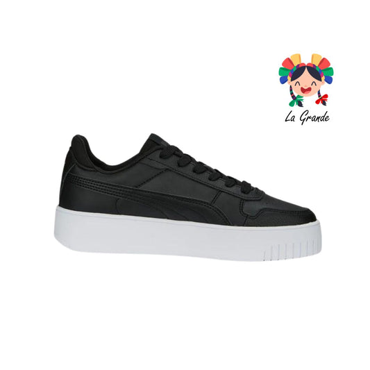 PUMA-CARINA STREET Negro con blanco tenis importado original para dama, joven y caballero