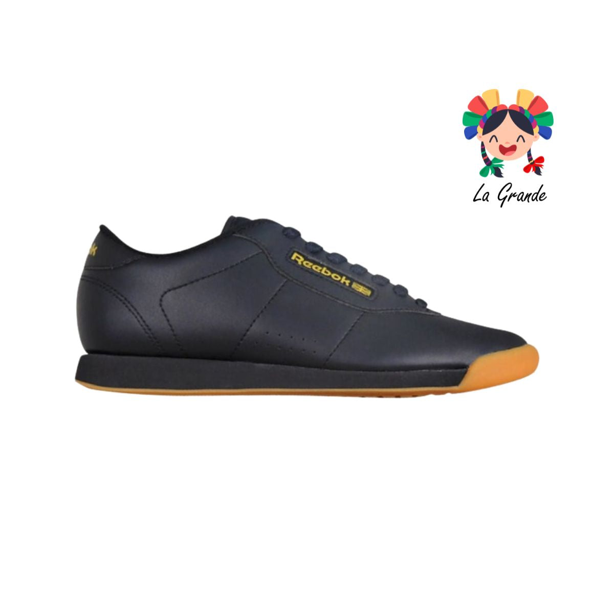 PRINCESS REEBOK Negro ámbar tenis casual original importado para caballero