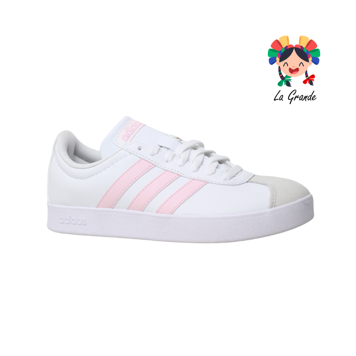 SUMMER ADIDAS Blanco Rosa Tenis Importados Originales para Dama