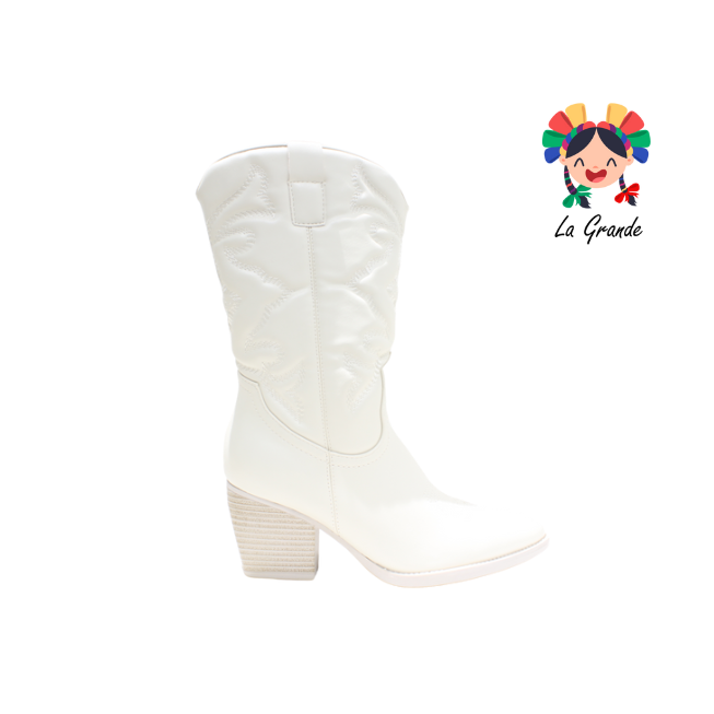 5151 TIERRA BENDITA Latte Beige Bota para Dama