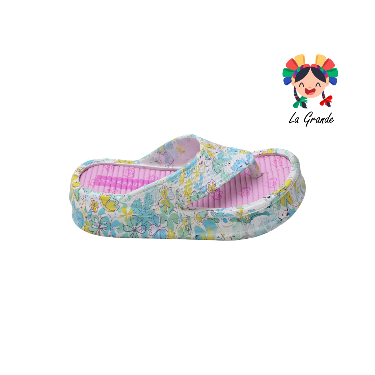 TS 010 TOP SANDAL Multicolor Sintético Sandalia para Dama