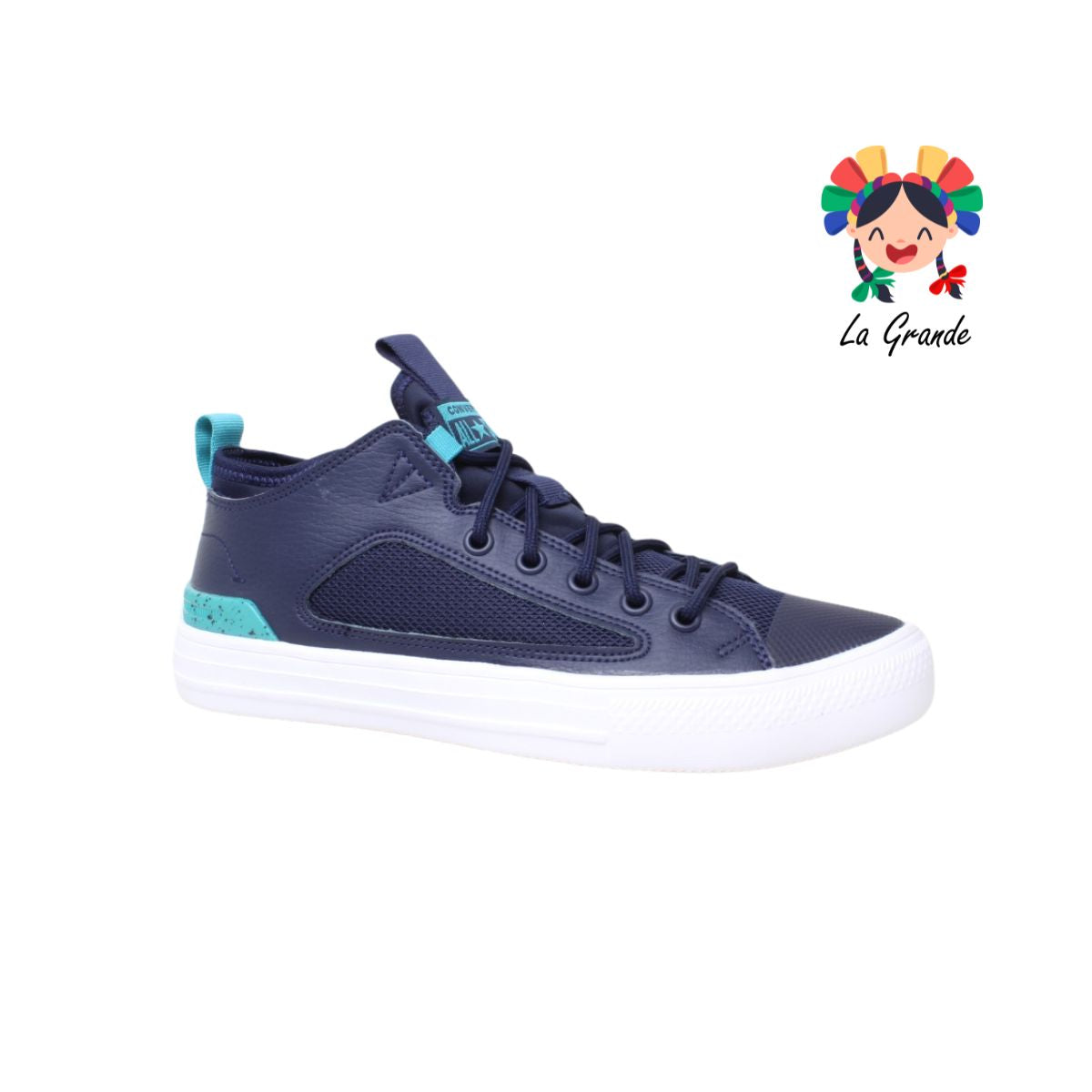 ULTRA OX CONVERSE Obsidiana Negro Turqueza Tenis Sint Importado bota para Dama,Joven y Caballero Original