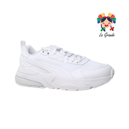 VIS2KJR PUMA Blanco Blanco Tenis Importados Originales para Dama y Joven